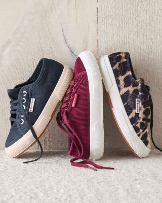 Superga Girls' Classic Canvas Sneakers, Sizes 10.5 | 2.5 | Garnet Hill