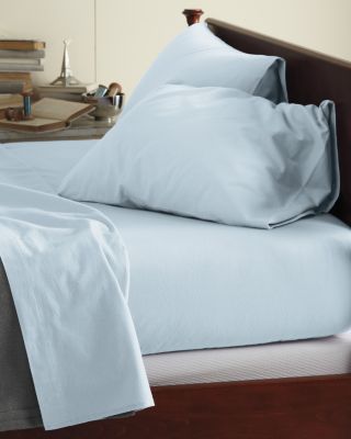 White Cotton Flannel Bedding Garnet Hill