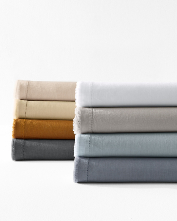 Eileen Fisher Washed Linen Sheets