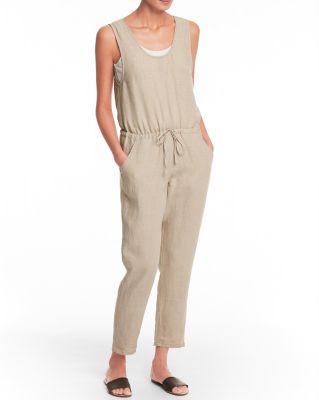 Linen SurpliceBack Jumpsuit Hill