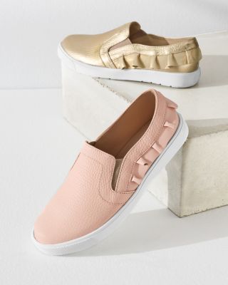 superga linen slip on sneakers