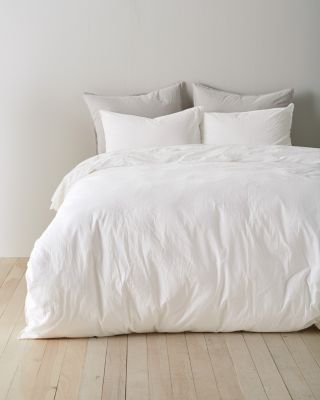 White Soft Duvet Cover Garnet Hill