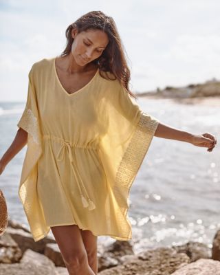 cotton caftan cover up