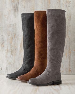 tall fold over boots
