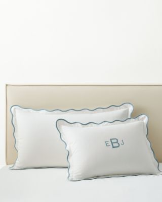 Cozy Scallop Organic Cotton Flannel Sham
