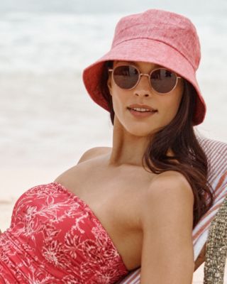 Beachcomber Linen Bucket Hat