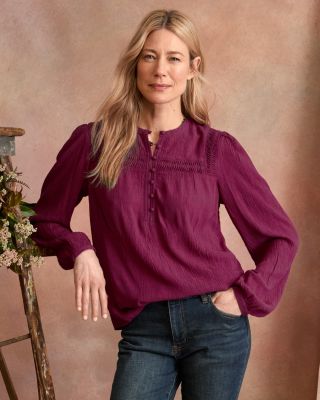 Lily ECOVERO™ Pintuck Blouse