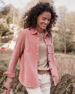 Blake Organic Cotton Corduroy Button Down Shirt
