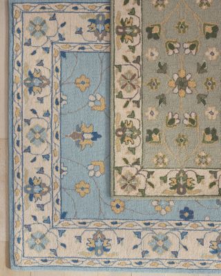Company C Tranquil Vines Microhooked Wool Rug