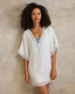 La Blanca Lakeside Linen Tunic Cover Up