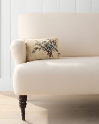 Finch Hooked Wool Pillow