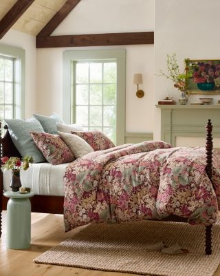 Agatha Hemstitched Linen & Organic Cotton Duvet Cover